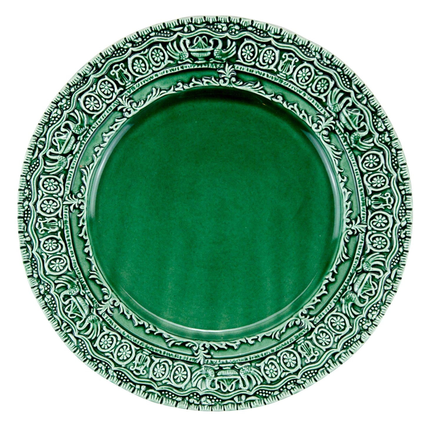 Renaissance Italian Green Charger by Arte Italica & Crown Linen Designs