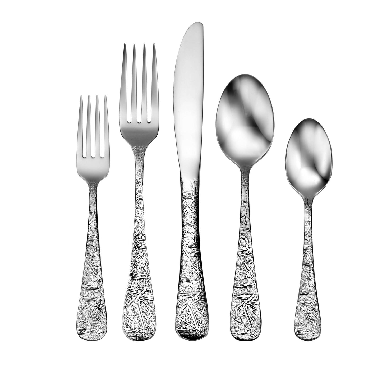 Old Harbor 5 Piece Silverware Set by Liberty Tabletop