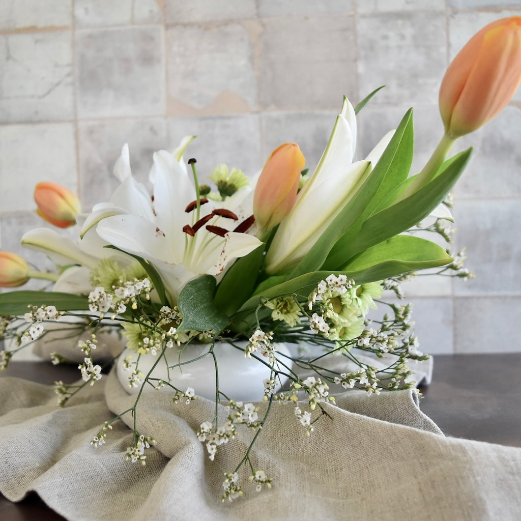 Stoneware Ikebana Vase by Convivial