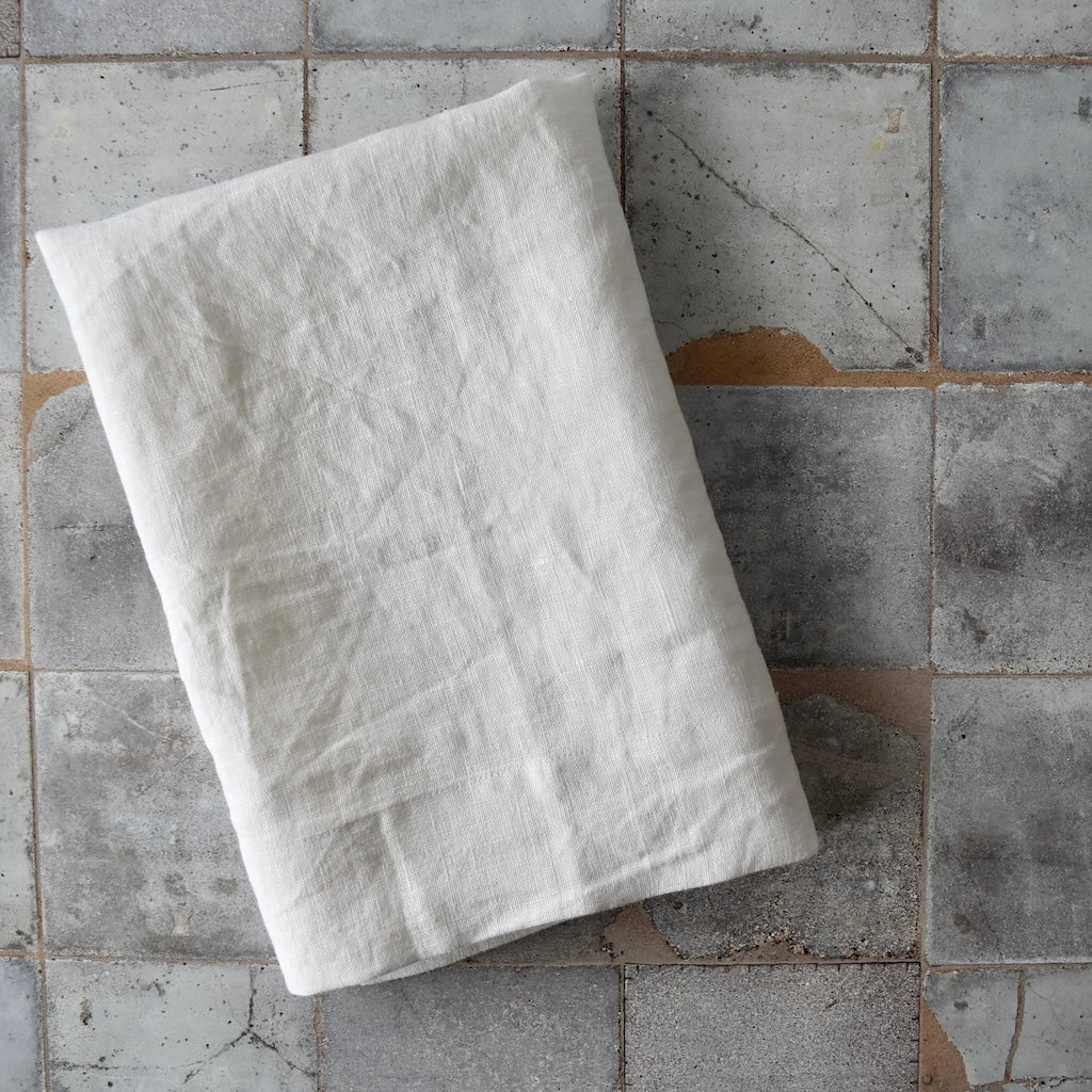 Linen Napkin in Off White by Rough Linen