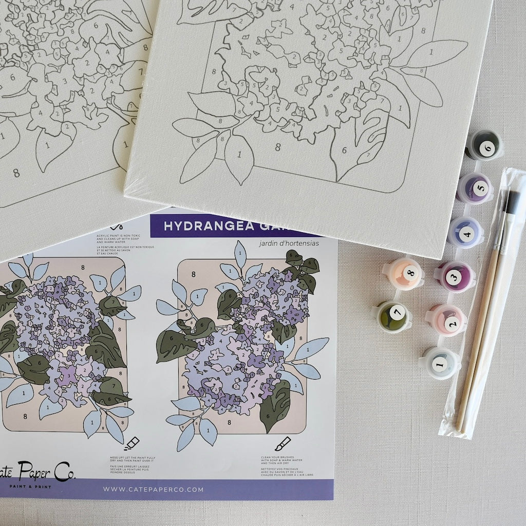 Hydrangea Painting Kit by Cate Paper Co.
