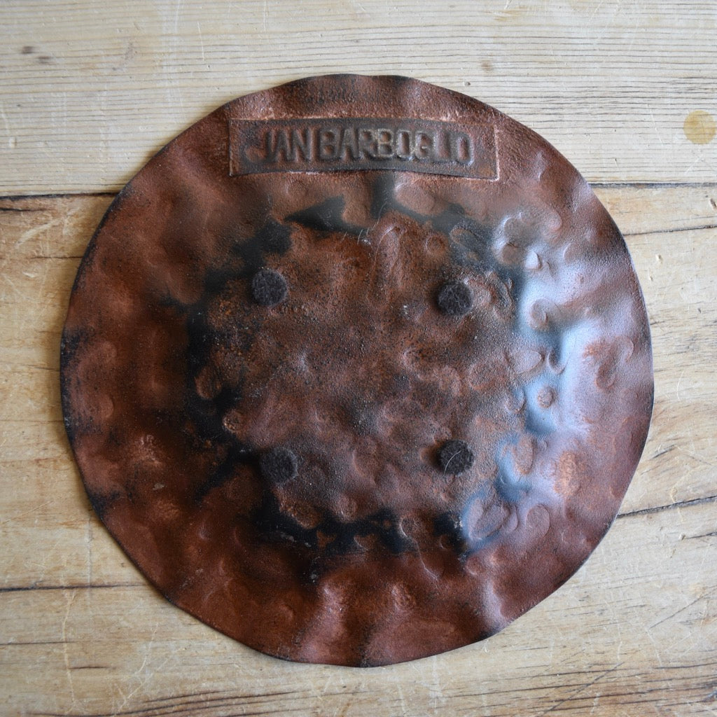 Jan Barboglio Iron Hand Hammered Plate