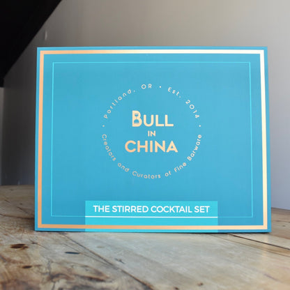The Stirred Cocktail Set by Bull In China