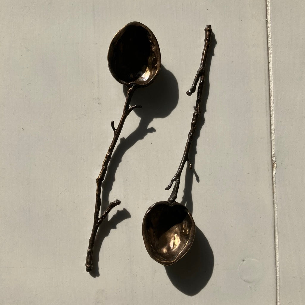 Walnut Spoon Set By Michael Michaud