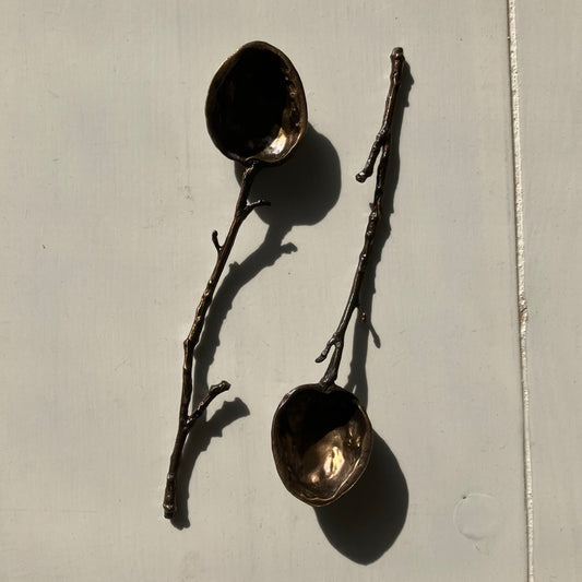 Walnut Spoon Set By Michael Michaud