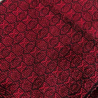 Table Runner in Red and Black by Kristina Nichols