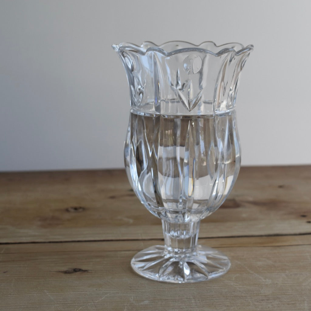 Tulip Garden 7" 1 Piece Open Hurricane/Vase by BLOCK