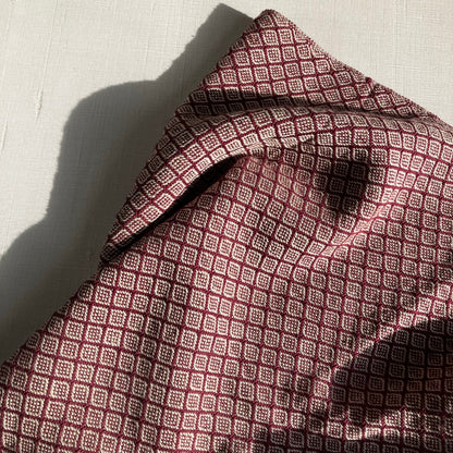 Tea Towel / Hand Towel Raspberry Diamonds by Kristina Nichols
