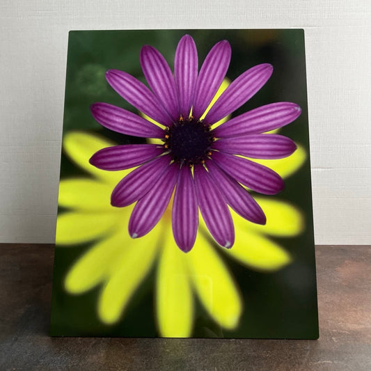 Purple Flower in Metal by Wendy Petera