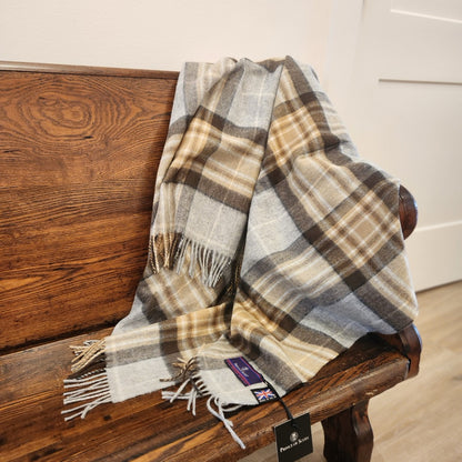 Prince of Scots Double Merino Wool Blanket in McKeller