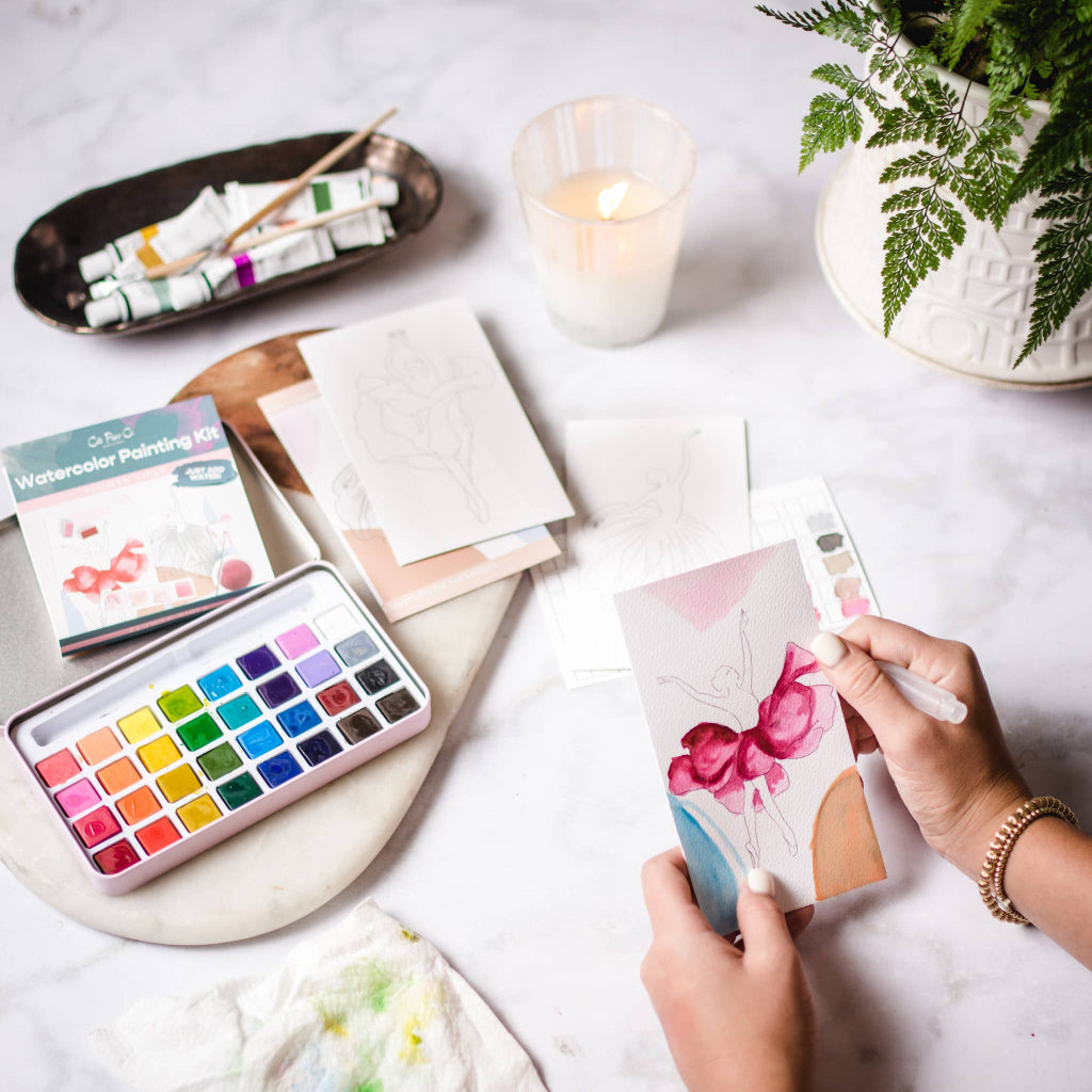 Midwinter Forest Watercolor Painting Kit by Cate Paper Co.
