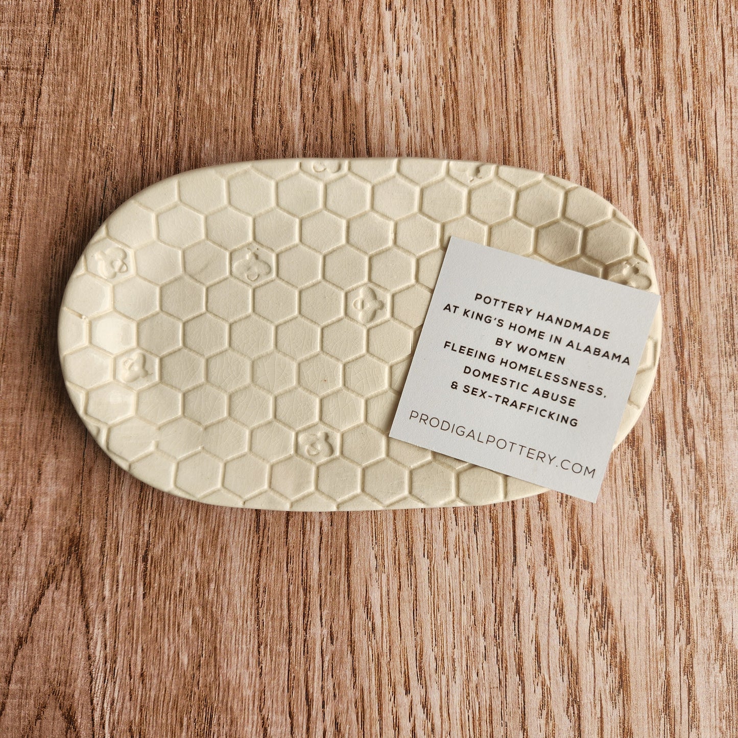 Beehive Soap Dish by Prodigal Pottery