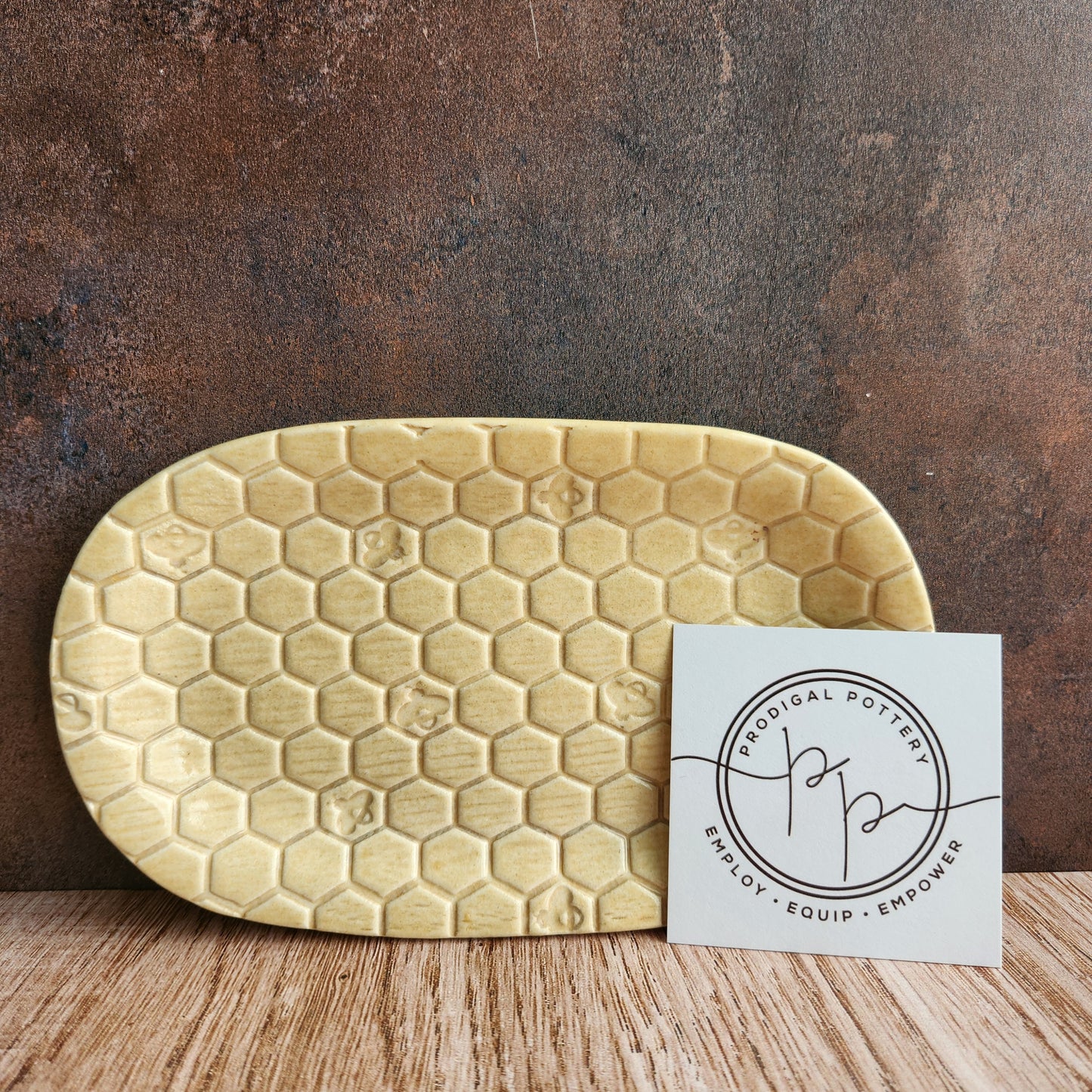 Beehive Soap Dish by Prodigal Pottery