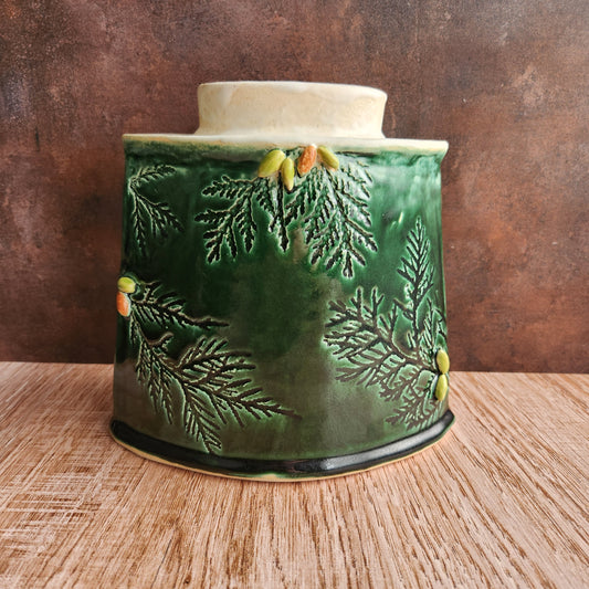 Cedar Vase by Jan Toscano