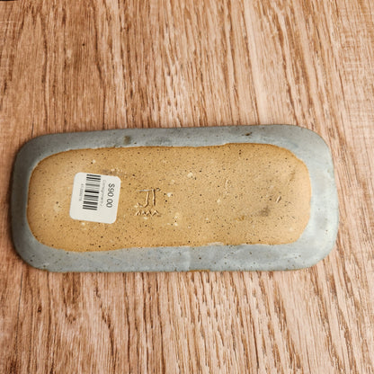 Extra Small Light Blue Birch Dish by Jan Toscano