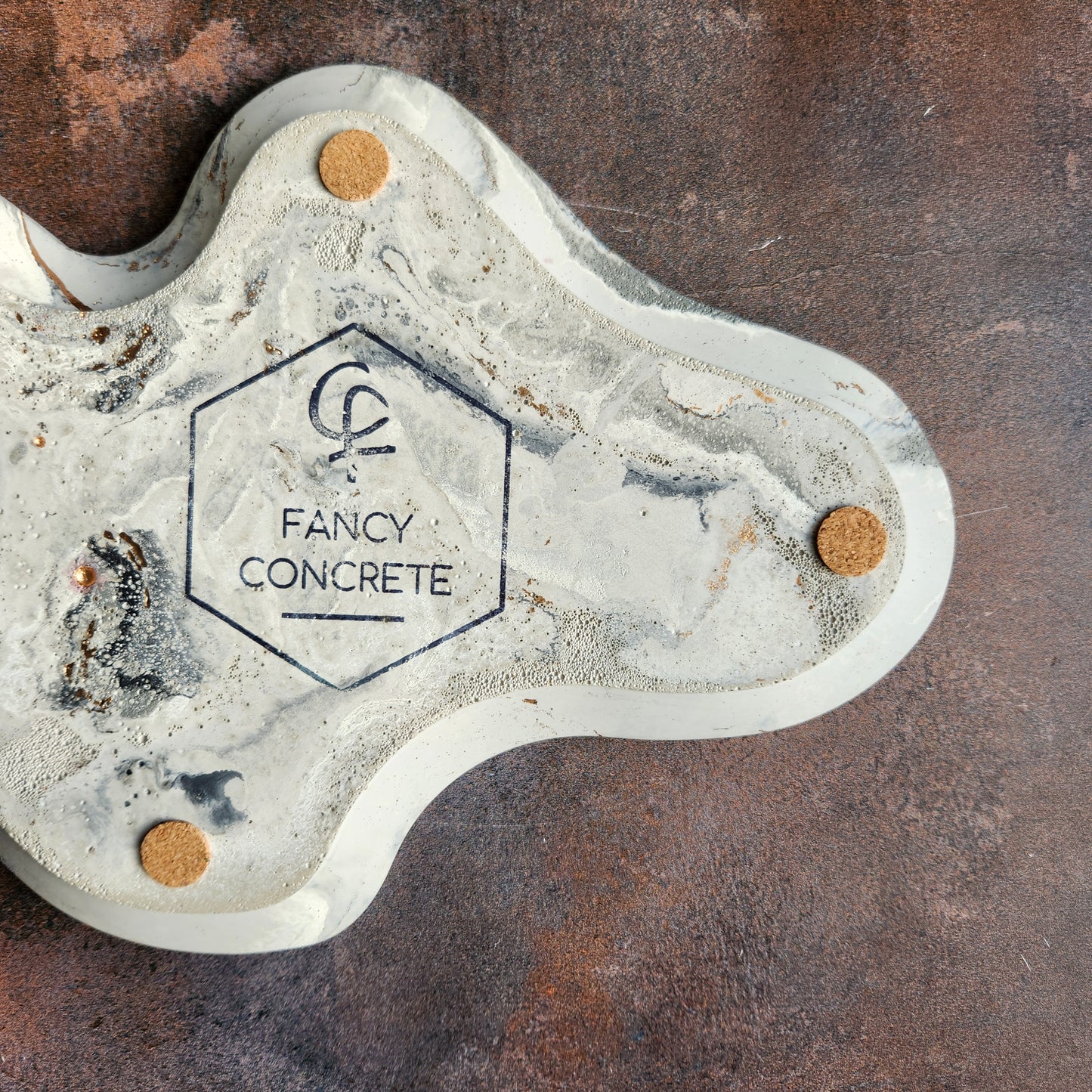 Curvy Tray by Fancy Concrete