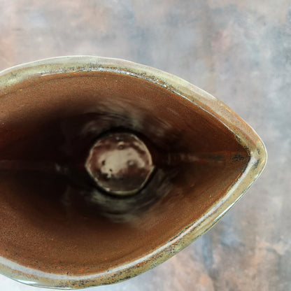 Oval Pine Vase by Jan Toscano