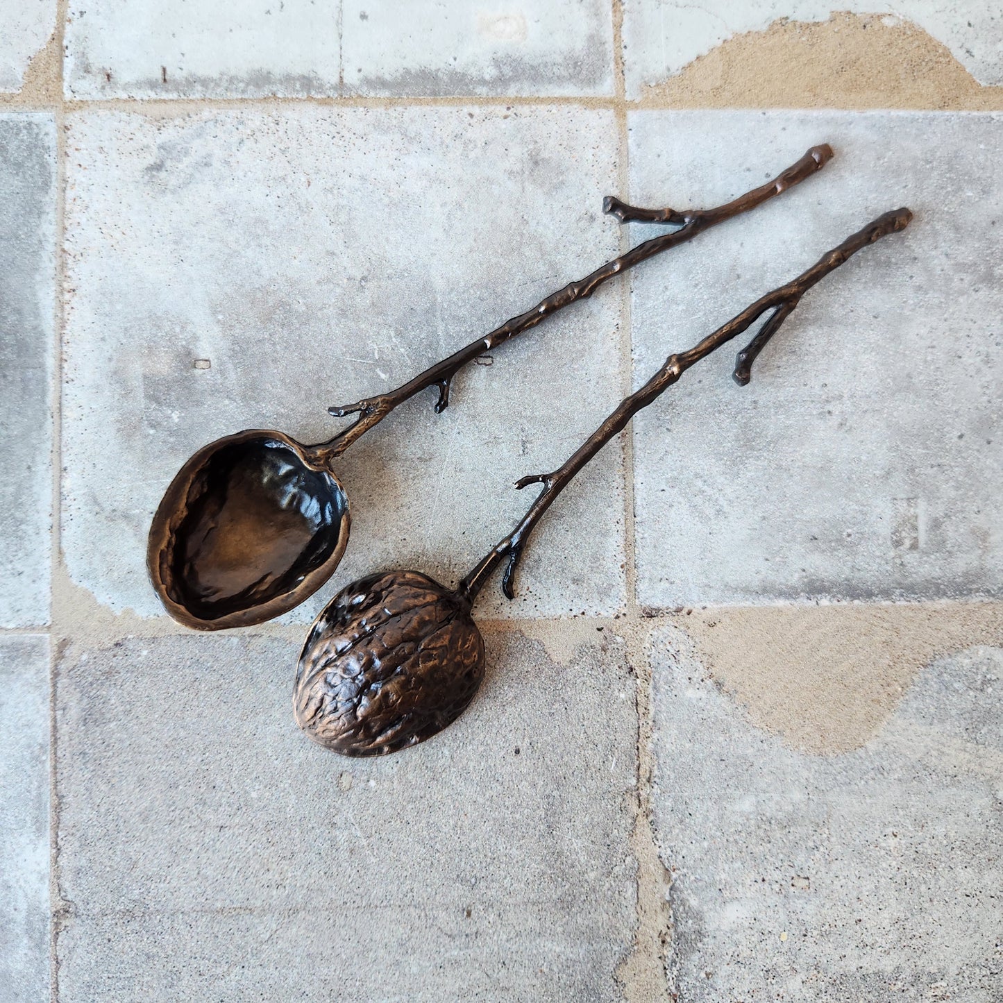 Walnut Spoon Set By Michael Michaud
