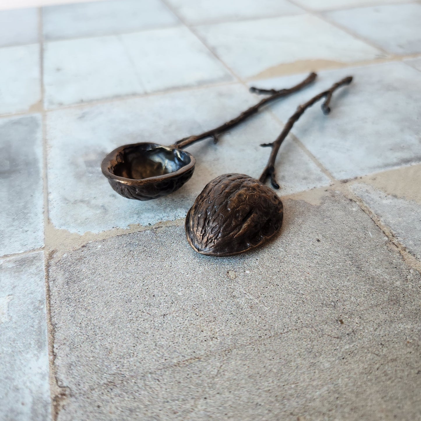 Walnut Spoon Set By Michael Michaud