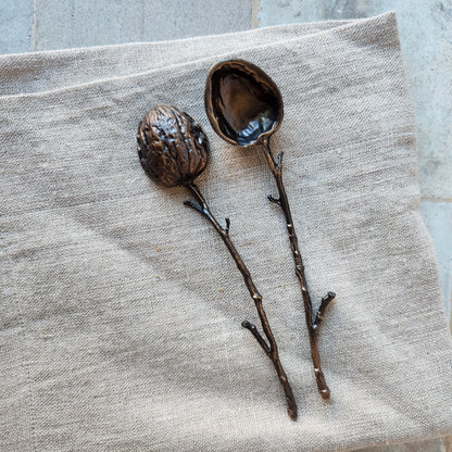 Walnut Spoon Set By Michael Michaud
