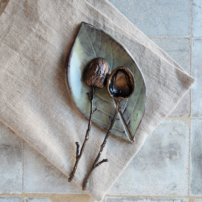 Walnut Spoon Set By Michael Michaud