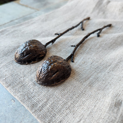Walnut Spoon Set By Michael Michaud