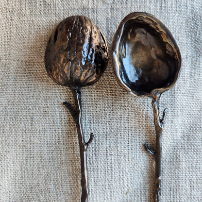 Walnut Spoon Set By Michael Michaud