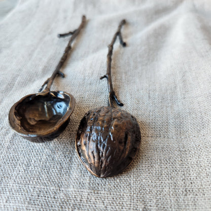 Walnut Spoon Set By Michael Michaud