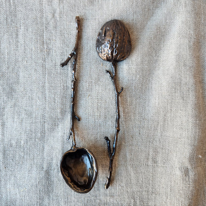 Walnut Spoon Set By Michael Michaud