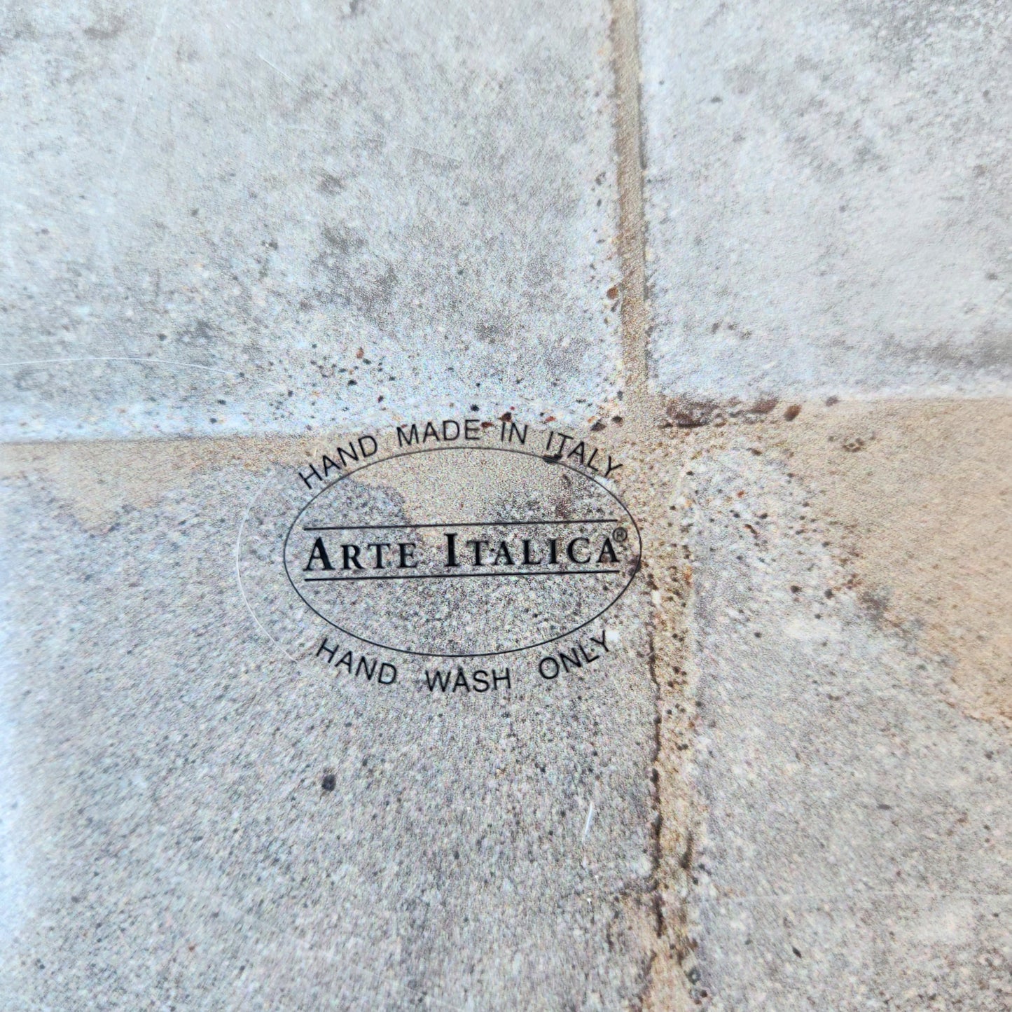 Vetro Platinum Charger by Arte Italica & Crown Linen Designs