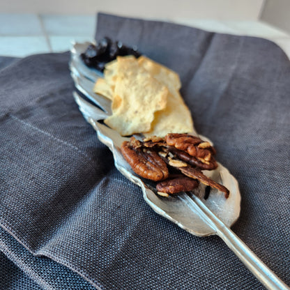 Feather Dish By Michael Michaud