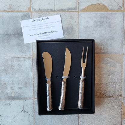 Birch Bark Hostess Set by Michael Michaud