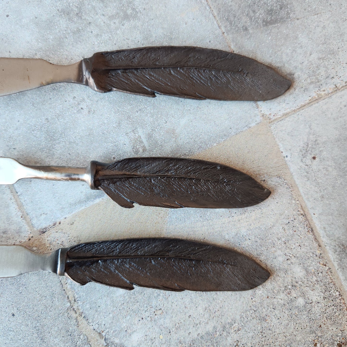 Feather Hostess Set by Michael Michaud