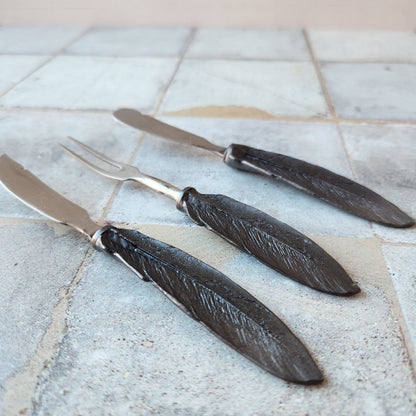 Feather Hostess Set by Michael Michaud