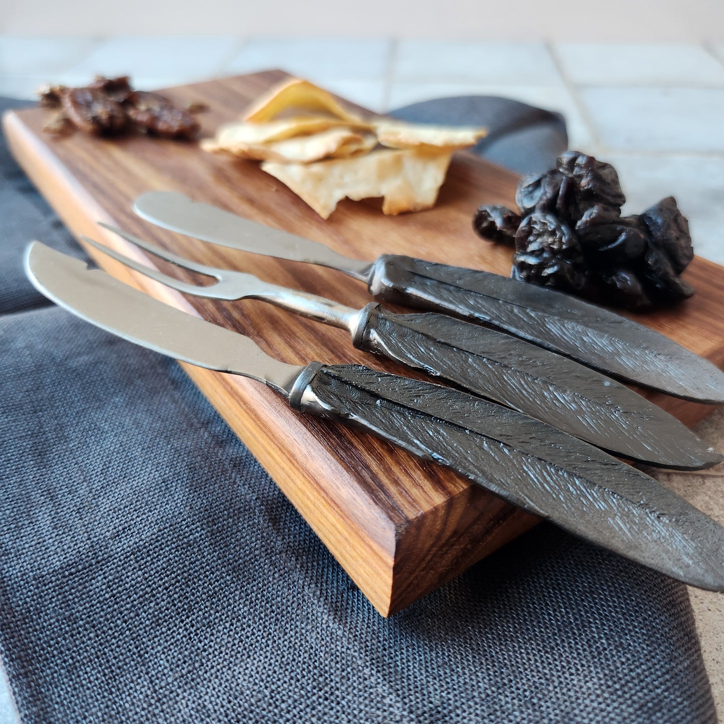 Feather Hostess Set by Michael Michaud