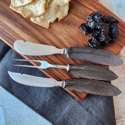 Feather Hostess Set by Michael Michaud