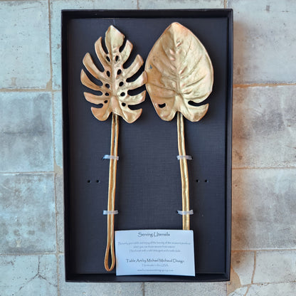 Monsteras Serving Set By Michael Michaud