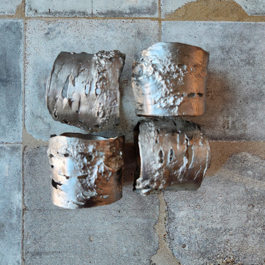 Birch Napkin Rings By Michael Michaud (Set of 4)
