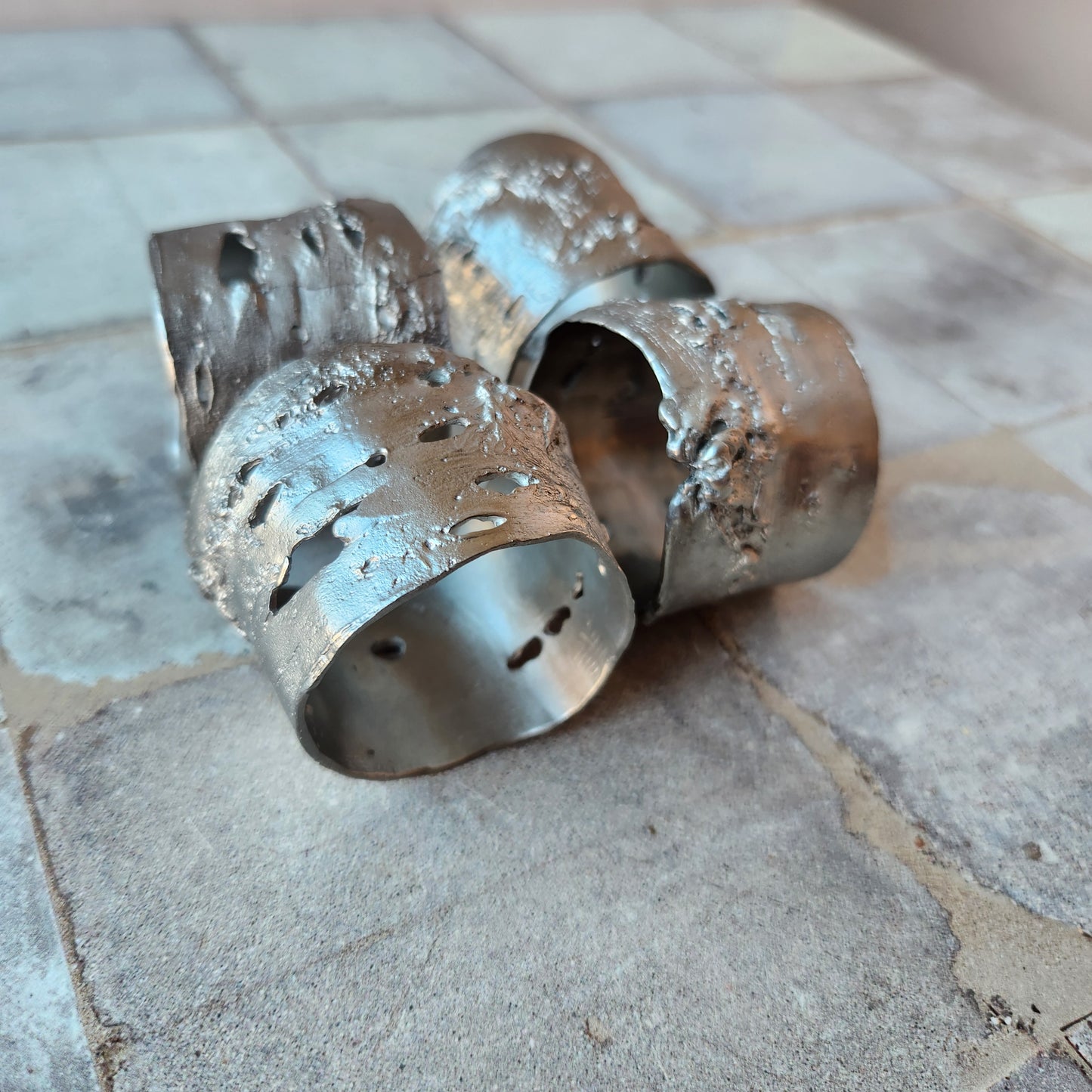 Birch Napkin Rings By Michael Michaud (Set of 4)