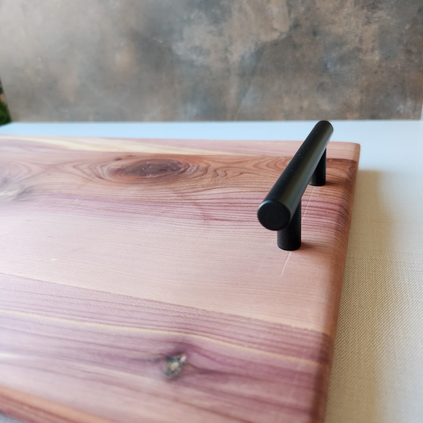 Red Cedar Serving Tray by Rhino Woodworking