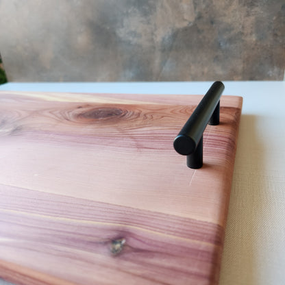 Red Cedar Serving Tray by Rhino Woodworking