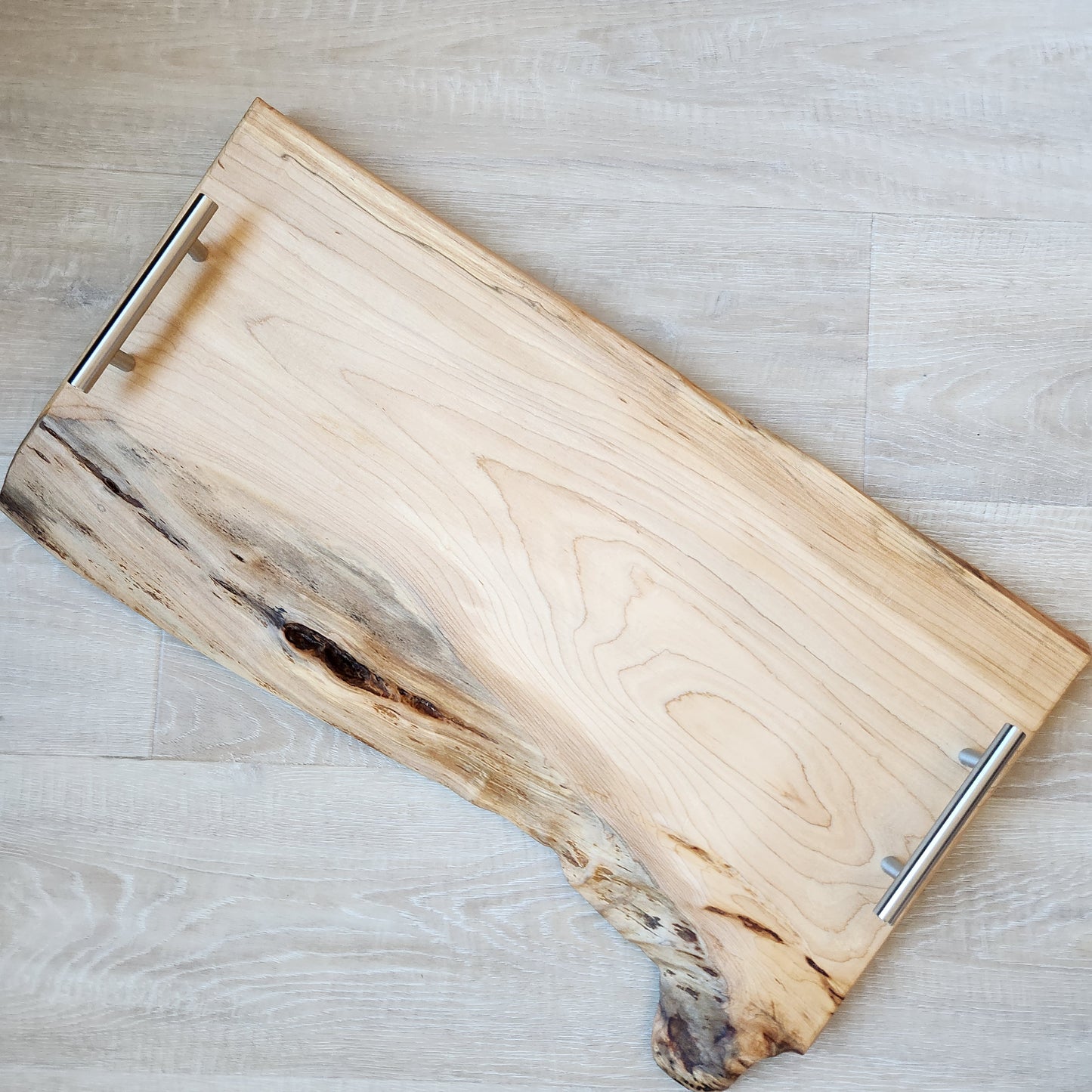 Live Edge Maple Serving Tray by Rhino Woodworking