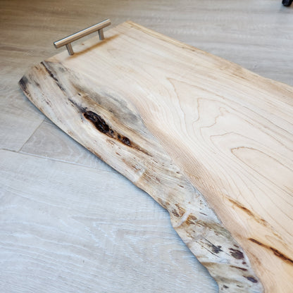 Live Edge Maple Serving Tray by Rhino Woodworking
