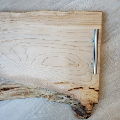 Live Edge Maple Serving Tray by Rhino Woodworking