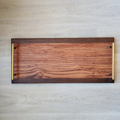 Zebra Wood Serving Tray by Rhino Woodworking