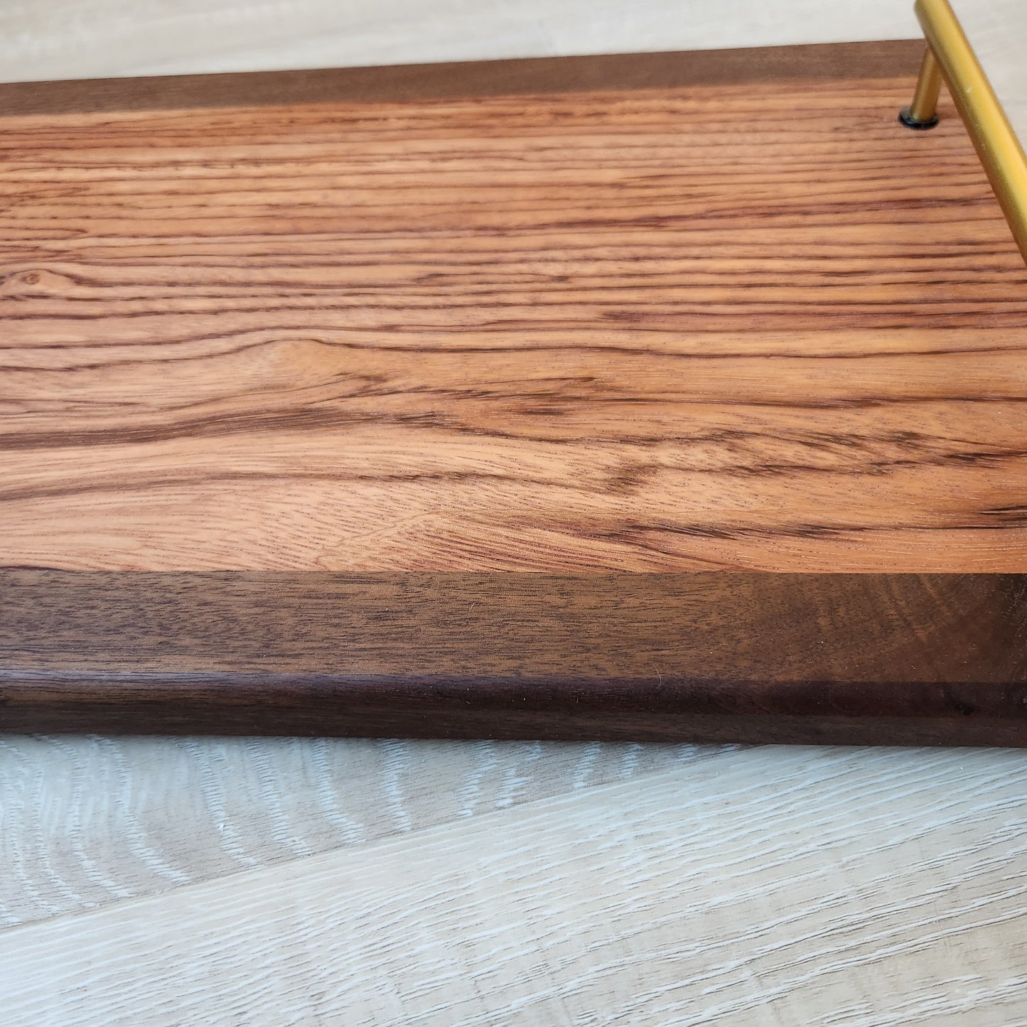 Zebra Wood Serving Tray by Rhino Woodworking