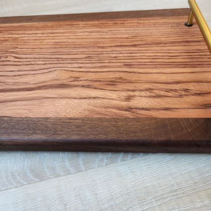 Zebra Wood Serving Tray by Rhino Woodworking