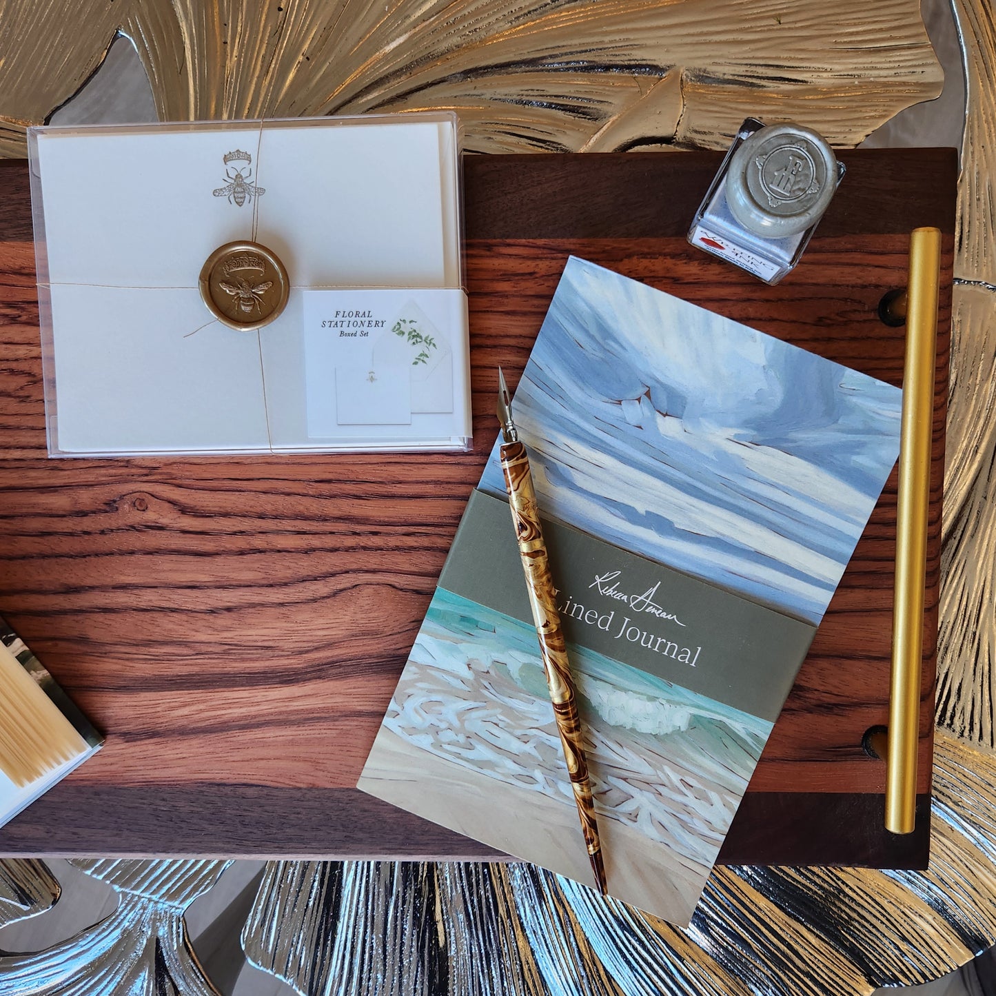 Zebra Wood Serving Tray by Rhino Woodworking