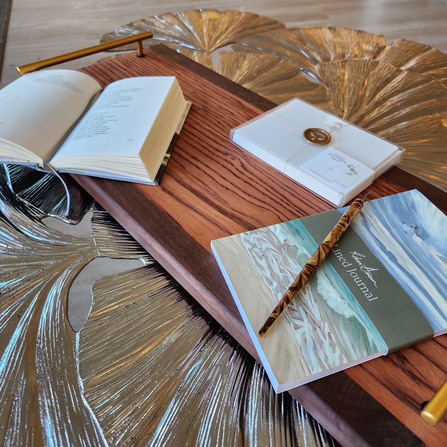 Zebra Wood Serving Tray by Rhino Woodworking