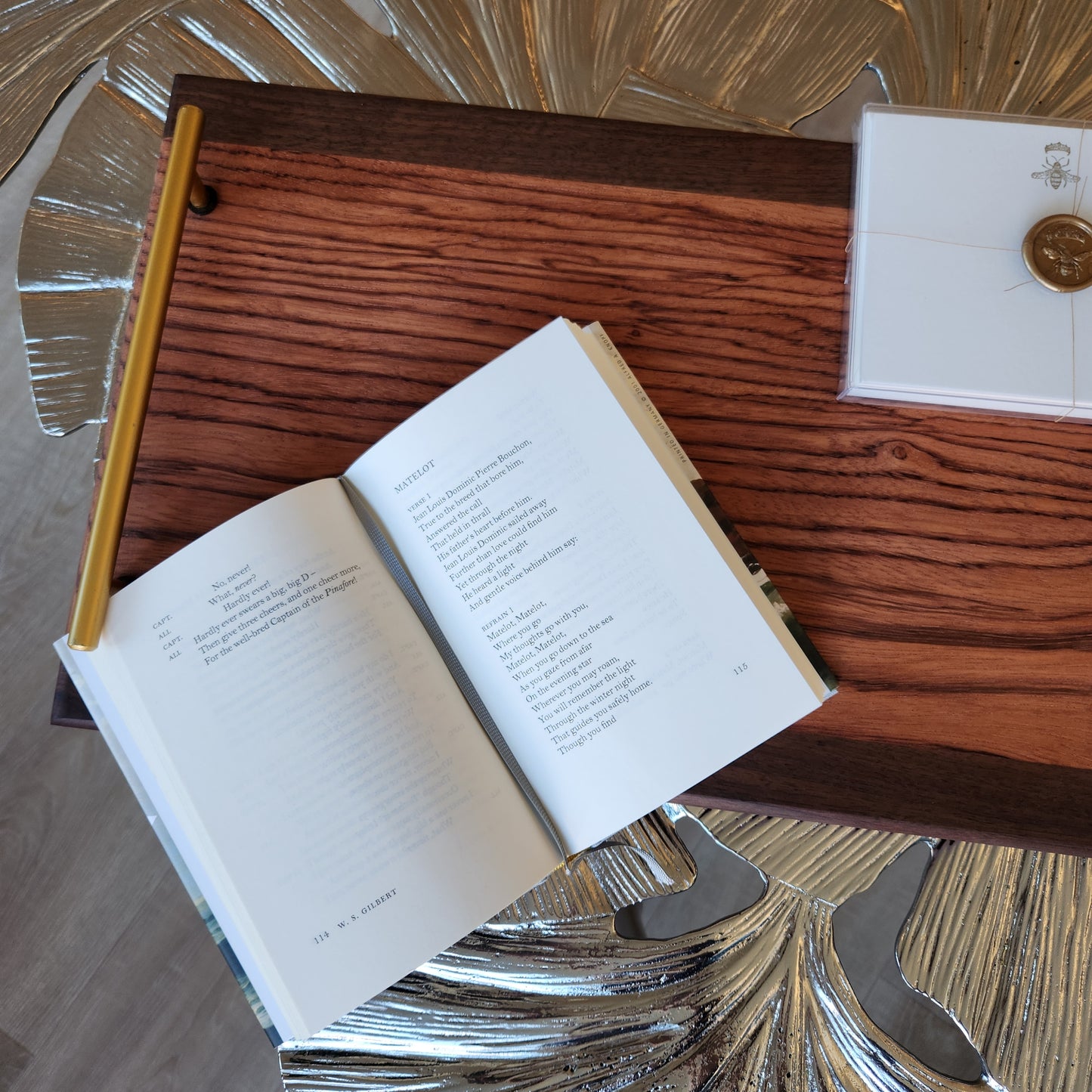 Zebra Wood Serving Tray by Rhino Woodworking